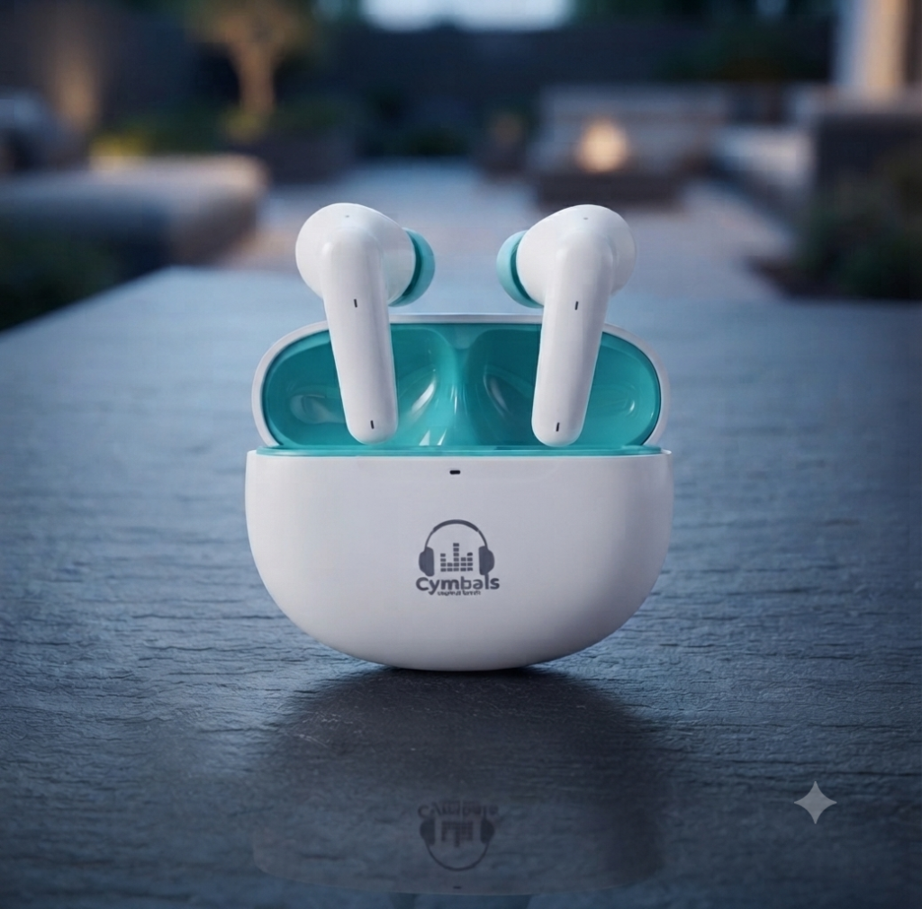 Smooth Voice 5.3 True Wireless Earbuds with Charging Case – Bluetooth TWS In-Ear Earphones with Mic
