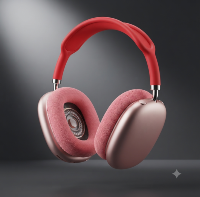 Wireless Over-Ear Headphones with Built-in Media Controls, TF Card Slot, and Comfortable Cushioned Earcups