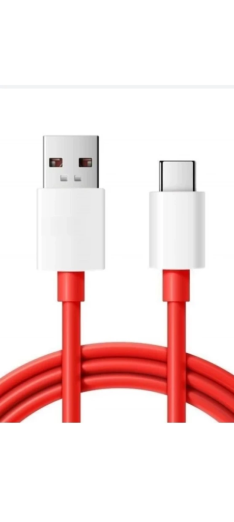 Fast Charging USB Type-A to Type-C Data Cable – Durable Red Sync & Charge Cable